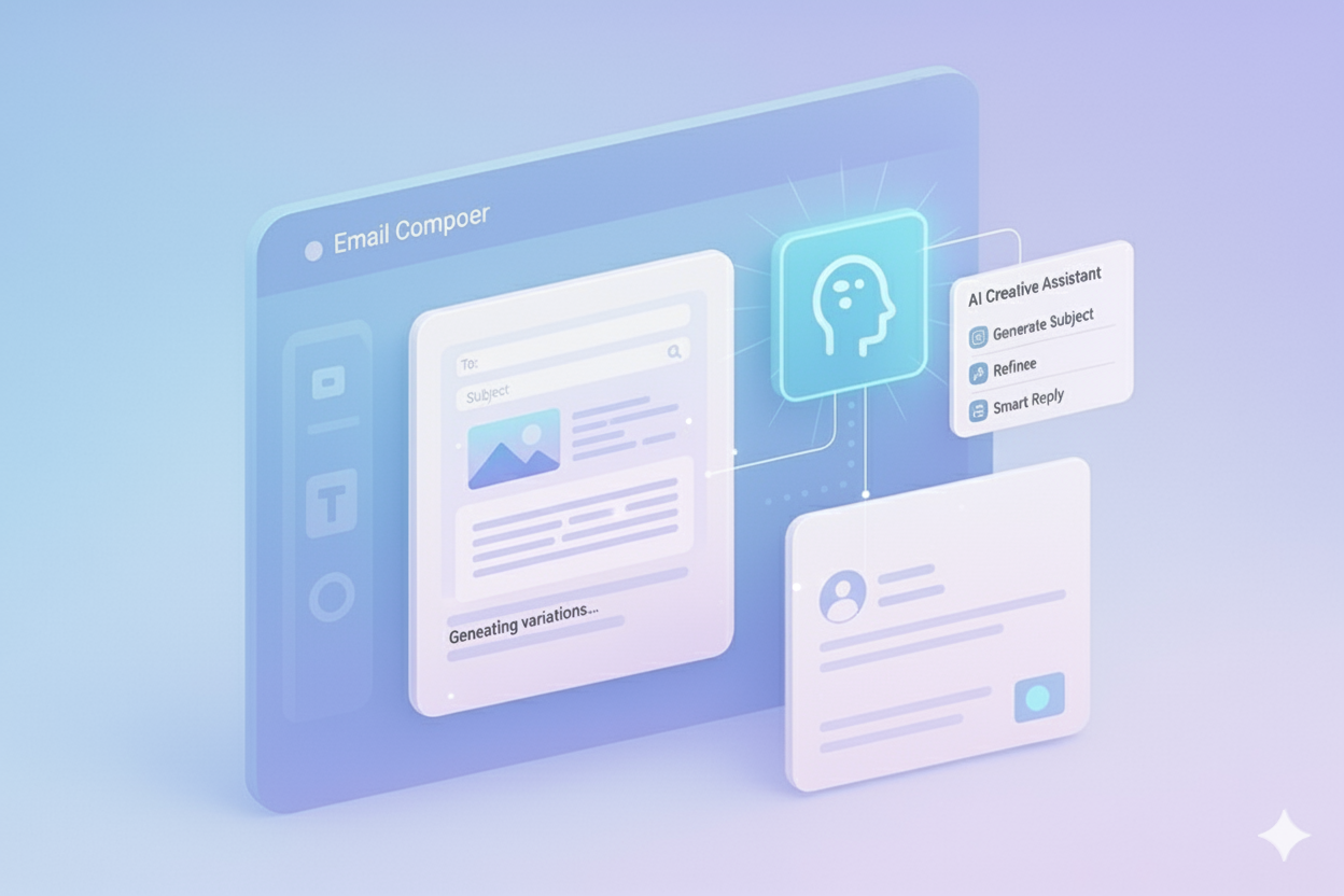 An inbox showing an email conversation leading to a new sales deal